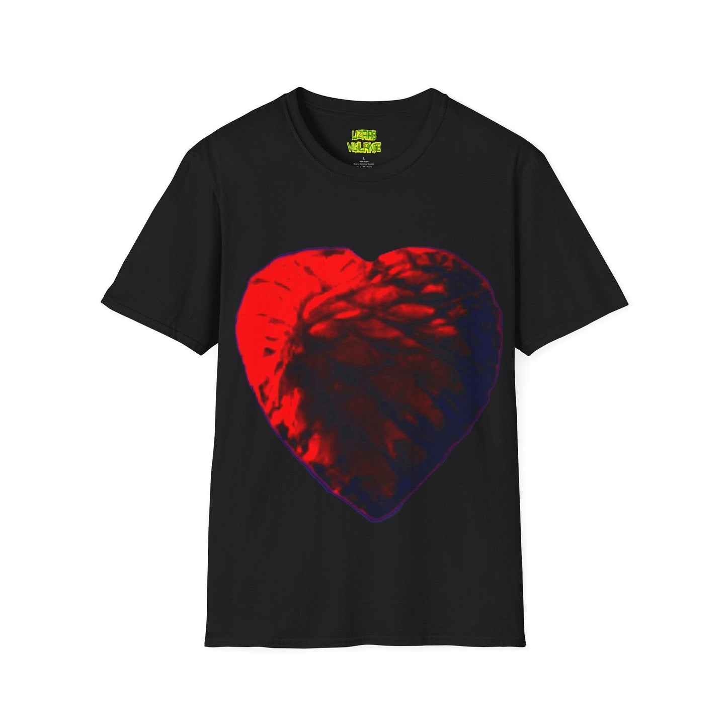 Valentine Heartart Unisex Softstyle T-Shirt - Lizard Vigilante