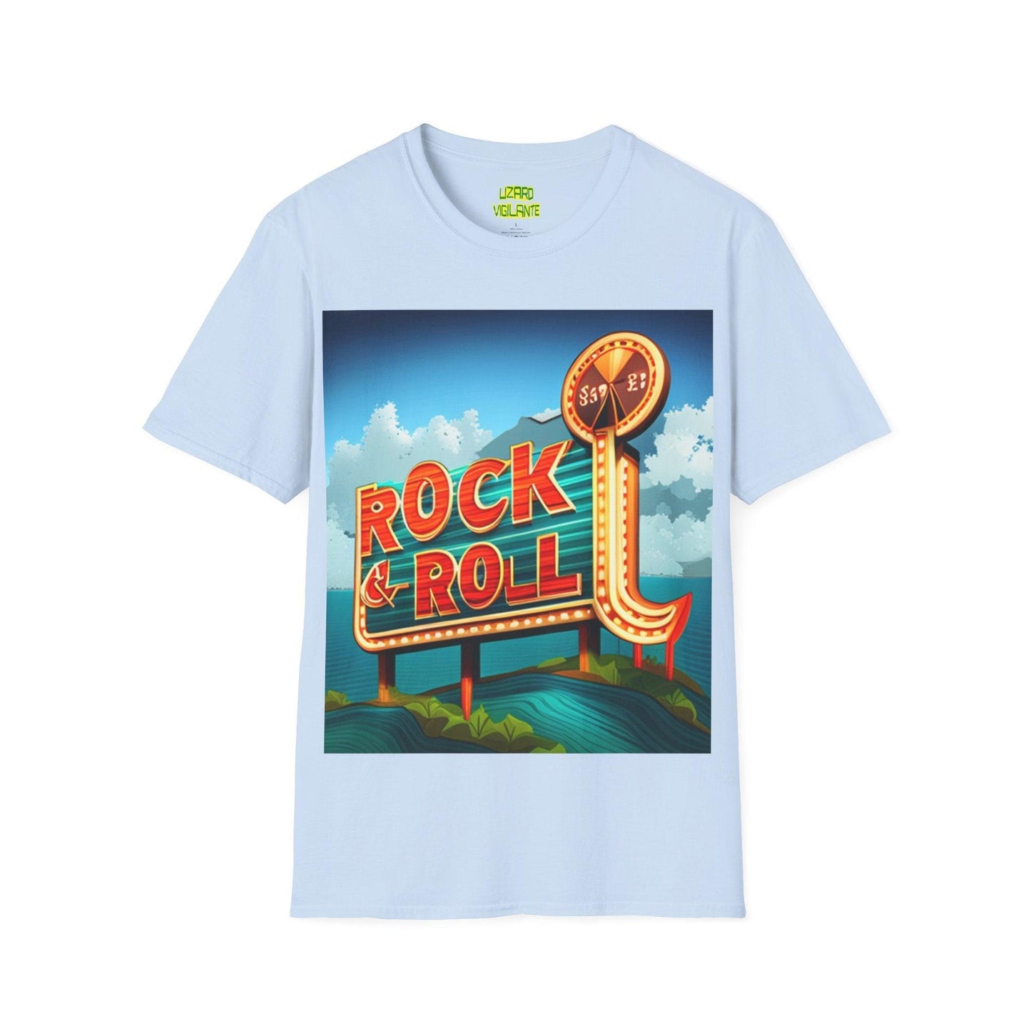 Rock & Roll Casino Unisex Softstyle T-Shirt - Lizard Vigilante