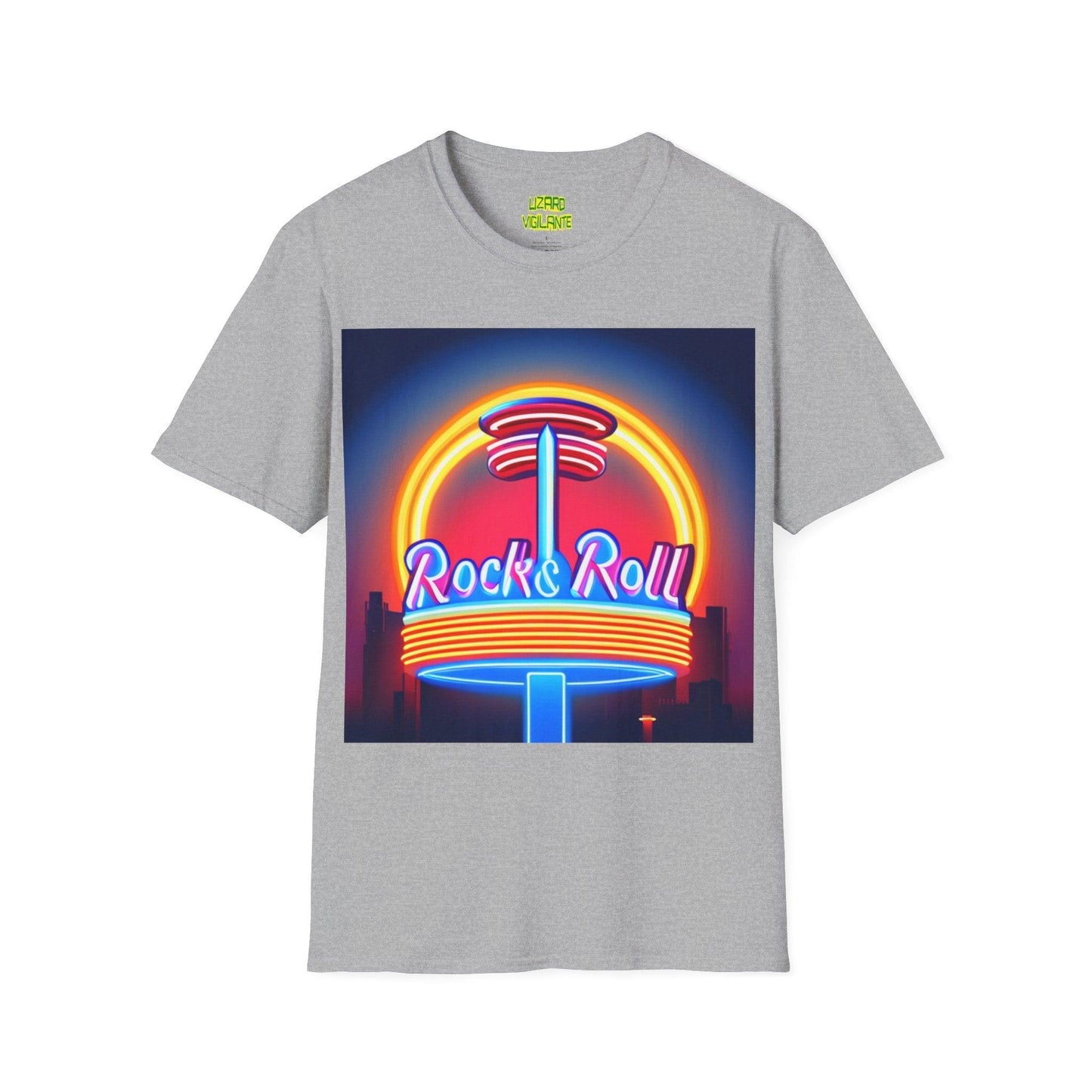 Rock & Roll Diner Unisex Softstyle T-Shirt - Lizard Vigilante