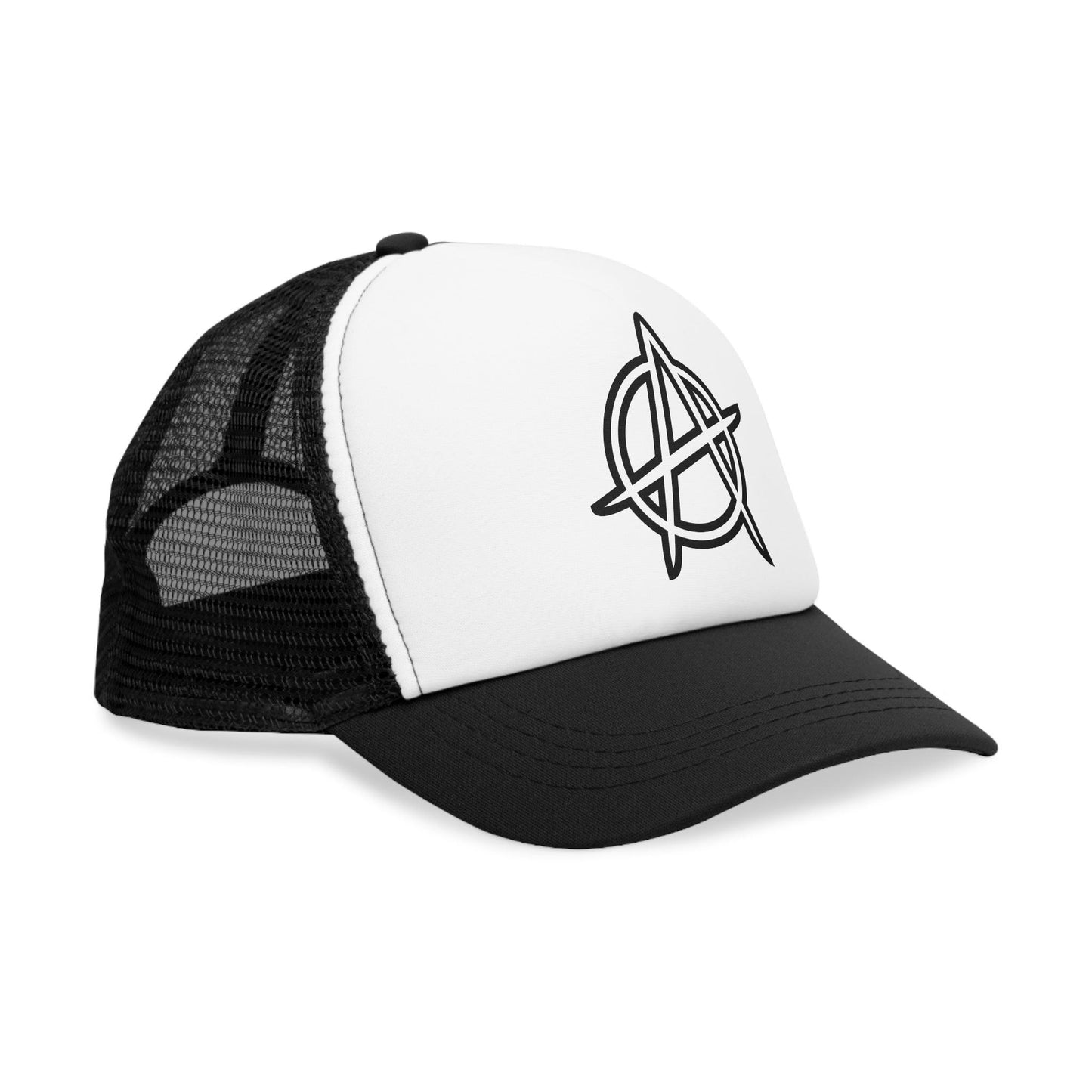 Anarchy Symbol Punker Mesh Cap - Premium Hats from Printify - Just $25.99! Shop now at Lizard Vigilante