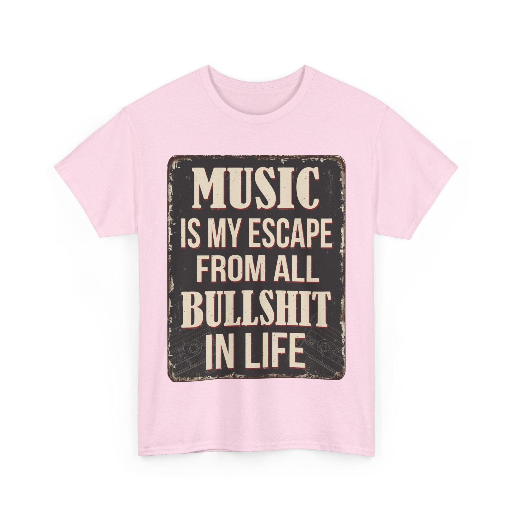 Music Escape Unisex Heavy Cotton Tee - Lizard Vigilante