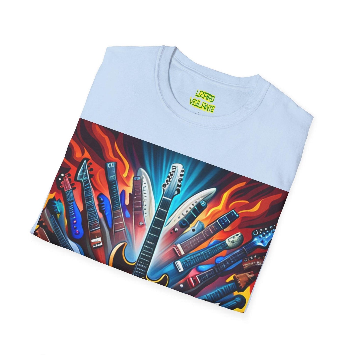 Electric Heroes Unisex Softstyle T-Shirt - Lizard Vigilante