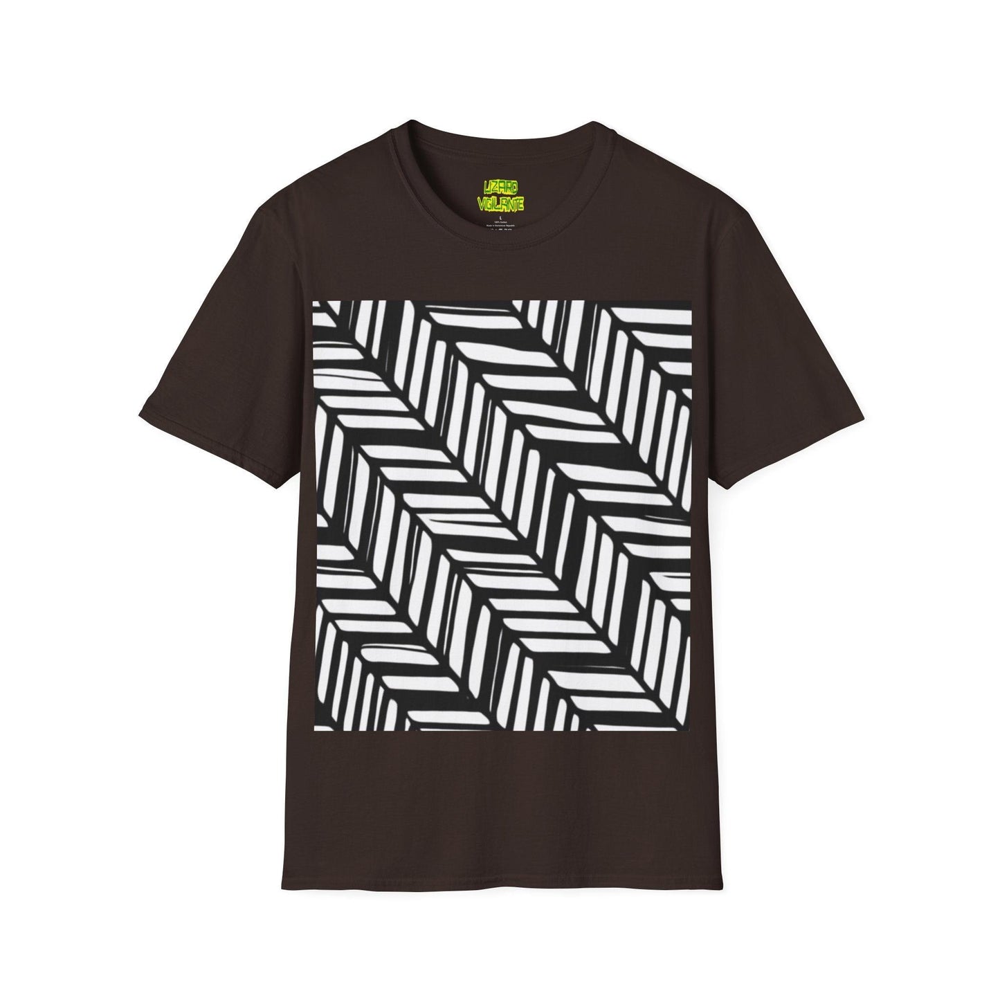 Liz Herringbone Unisex Softstyle T-Shirt - Lizard Vigilante