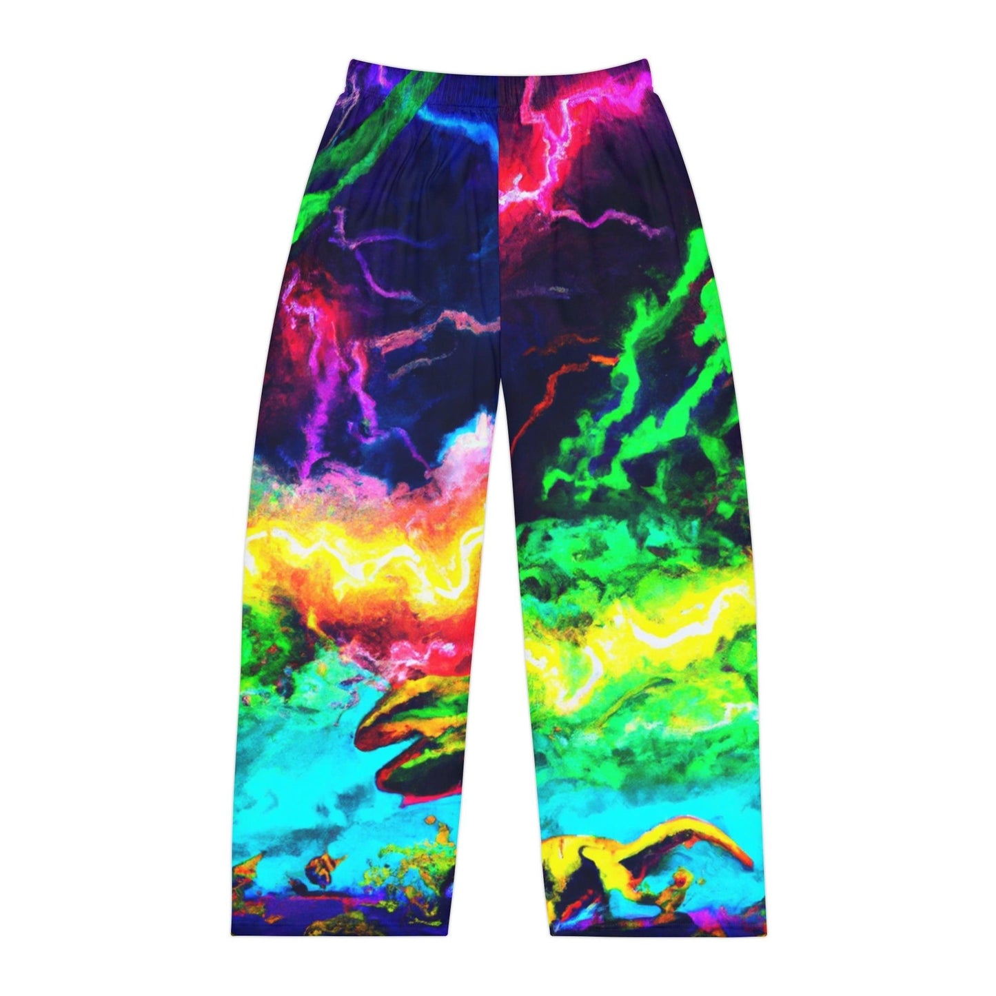 Reptile Lightning Men's Pajama Pants - Lizard Vigilante