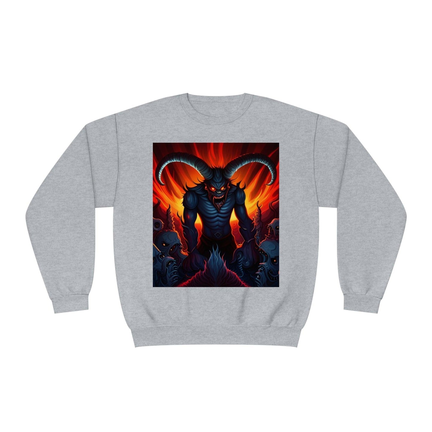 Horny Devil Unisex NuBlend® Crewneck Sweatshirt - Lizard Vigilante