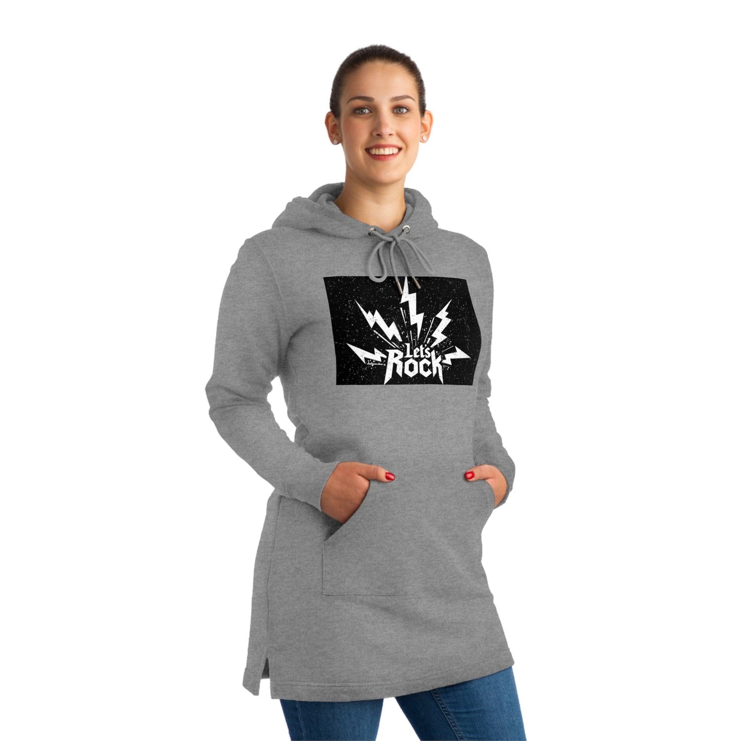 Let's Rock Streeter Hoodie Dress - Lizard Vigilante