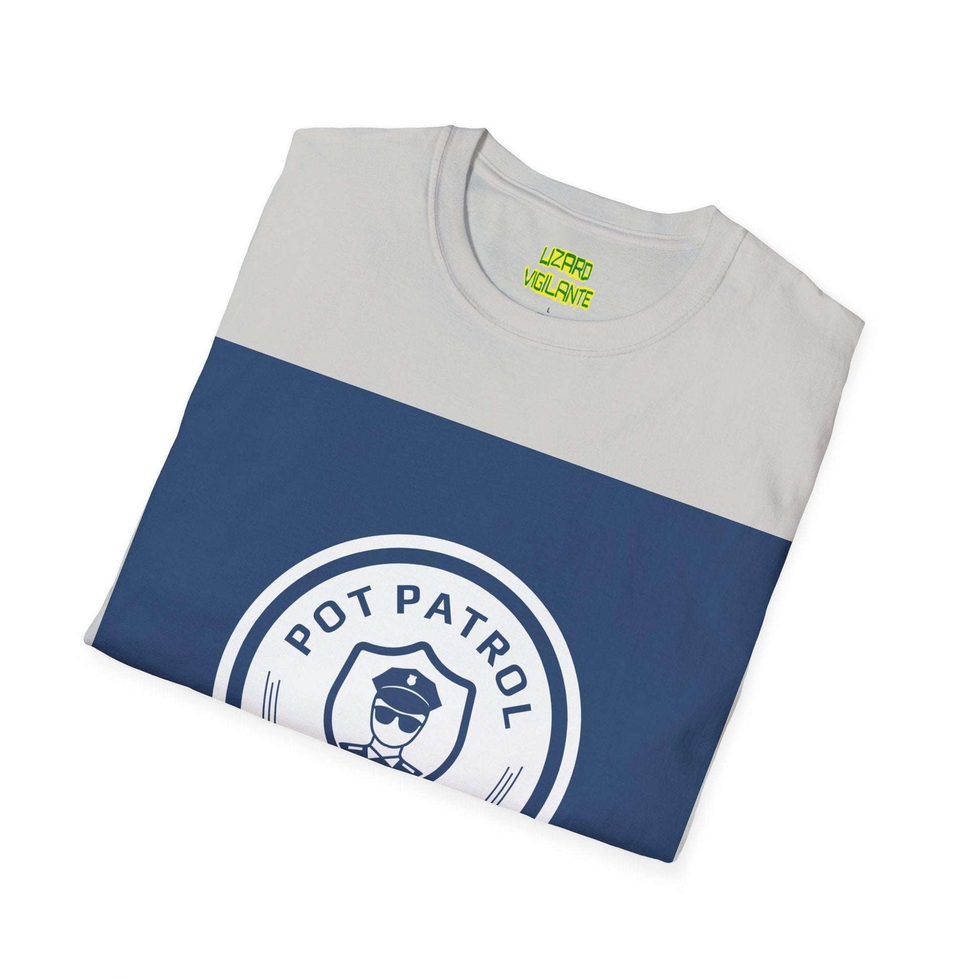 Pot Patrol Unisex Softstyle T-Shirt - Lizard Vigilante