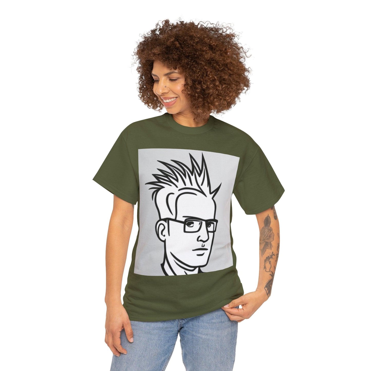 Comic Stripper Unisex Heavy Cotton Tee - Lizard Vigilante