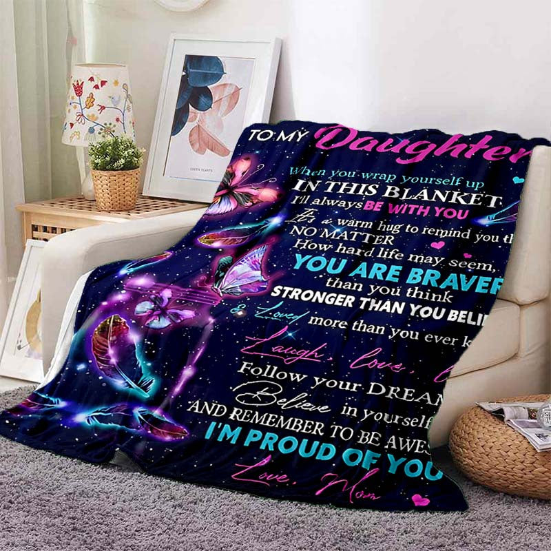 1pc Cozy Purple Envelope Blanket - Soft, Warm, and Lightweight Flannel Throw for Versatile Use - Perfect for Sofa, Bed, Travel, Camping, Living Room, Office, Couch, Chair, and Bed with Digital Printing Fleece and Gentle Flann