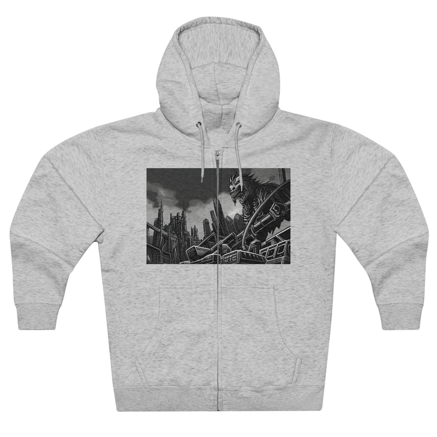 Monst Unisex Premium Full Zip Hoodie - Lizard Vigilante