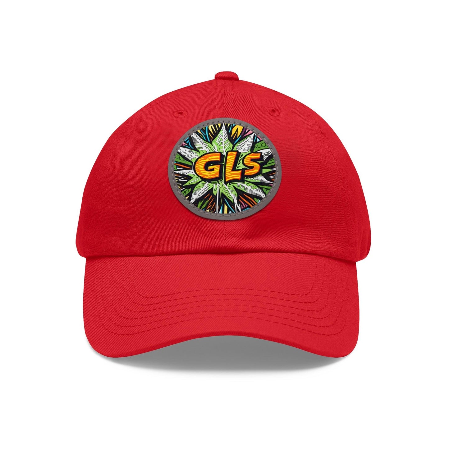 GreenLeaf Silo "GLS" Dad Hat with Leather Patch (Round) - Lizard Vigilante