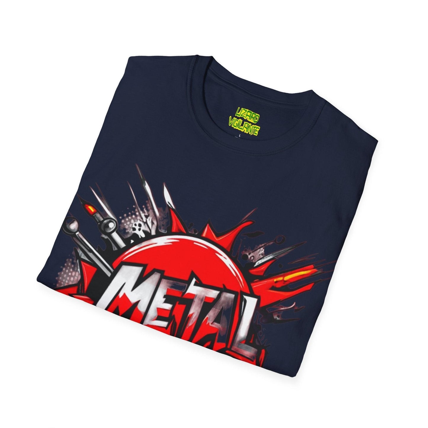 Metal Balls Unisex Softstyle T-Shirt - Lizard Vigilante