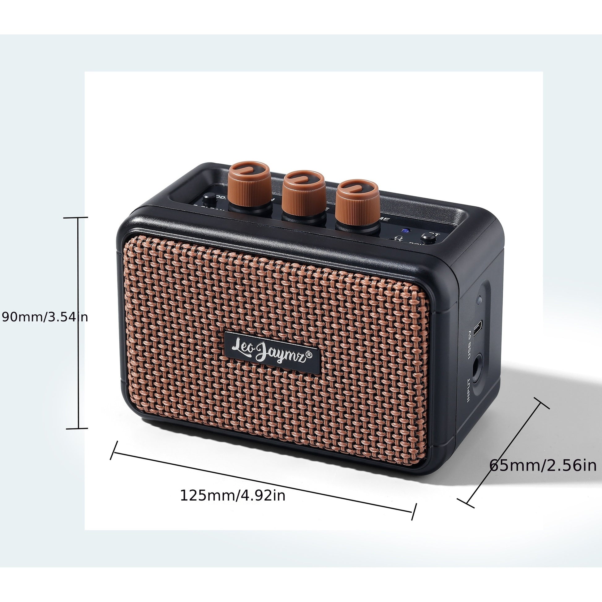 Leo Jaymz Electric Guitar Mini Amplifier - Portable 5W Practice Amp with Bluetooth Dual Speakers - Premium guitar amplifier from Lizard Vigilante - Just $42.99! Shop now at Lizard Vigilante