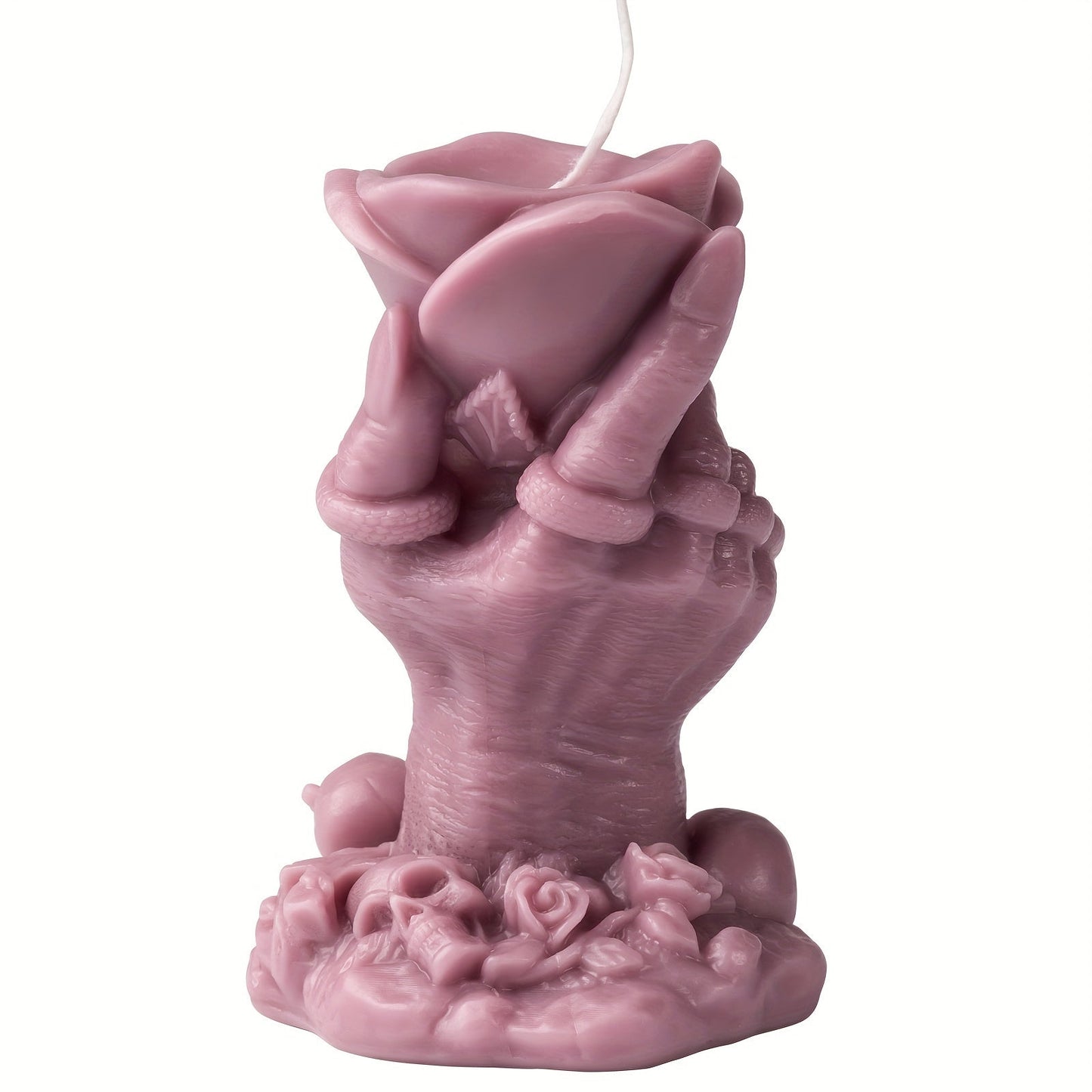 4 PCS Skull Creative Candles, Halloween Skull Scented Candle, Handcrafted DIY Aromatherapy Candle For Spooky Home Decoration, Halloween Gift Set