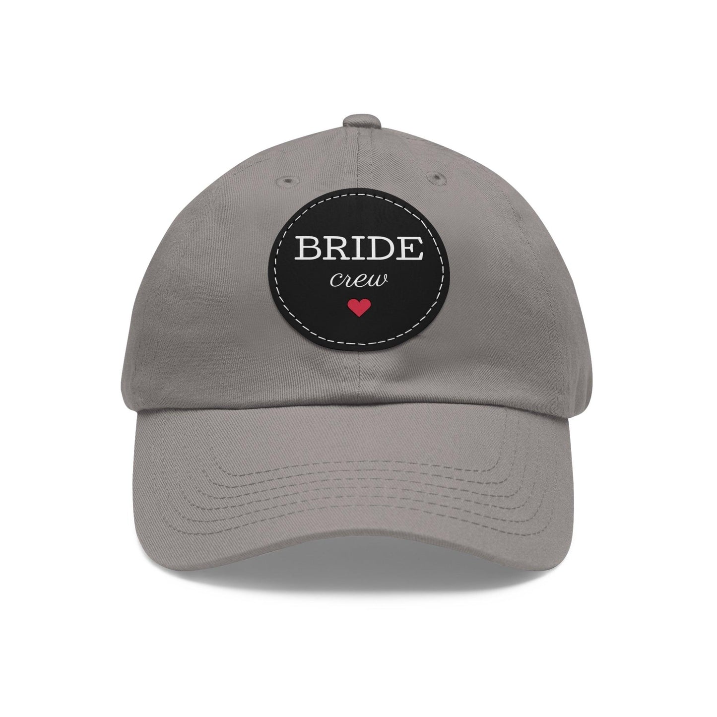 Bride Crew Dad Hat with Leather Patch (Round) - Lizard Vigilante