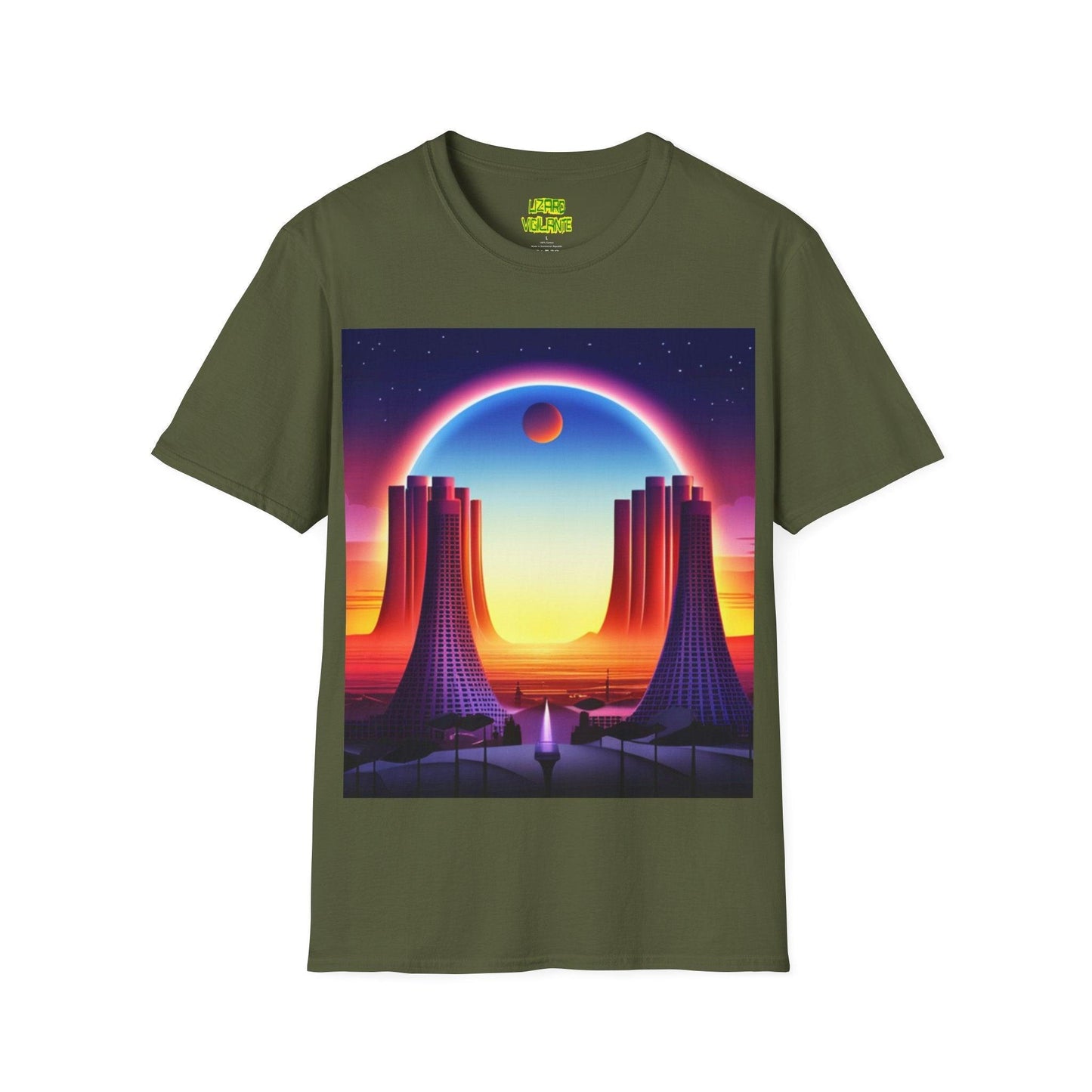 Eclipsed Won Unisex Softstyle T-Shirt - Lizard Vigilante