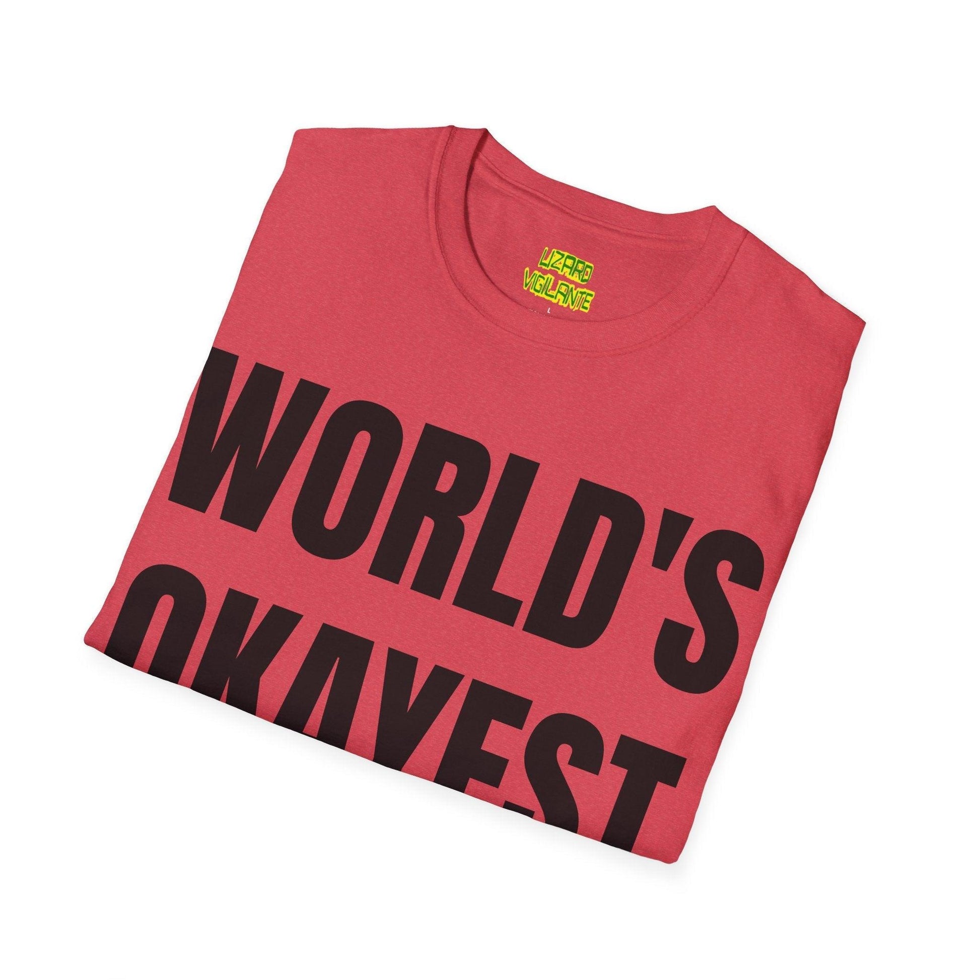 World's Okayest Boss Unisex Softstyle T-Shirt - Lizard Vigilante