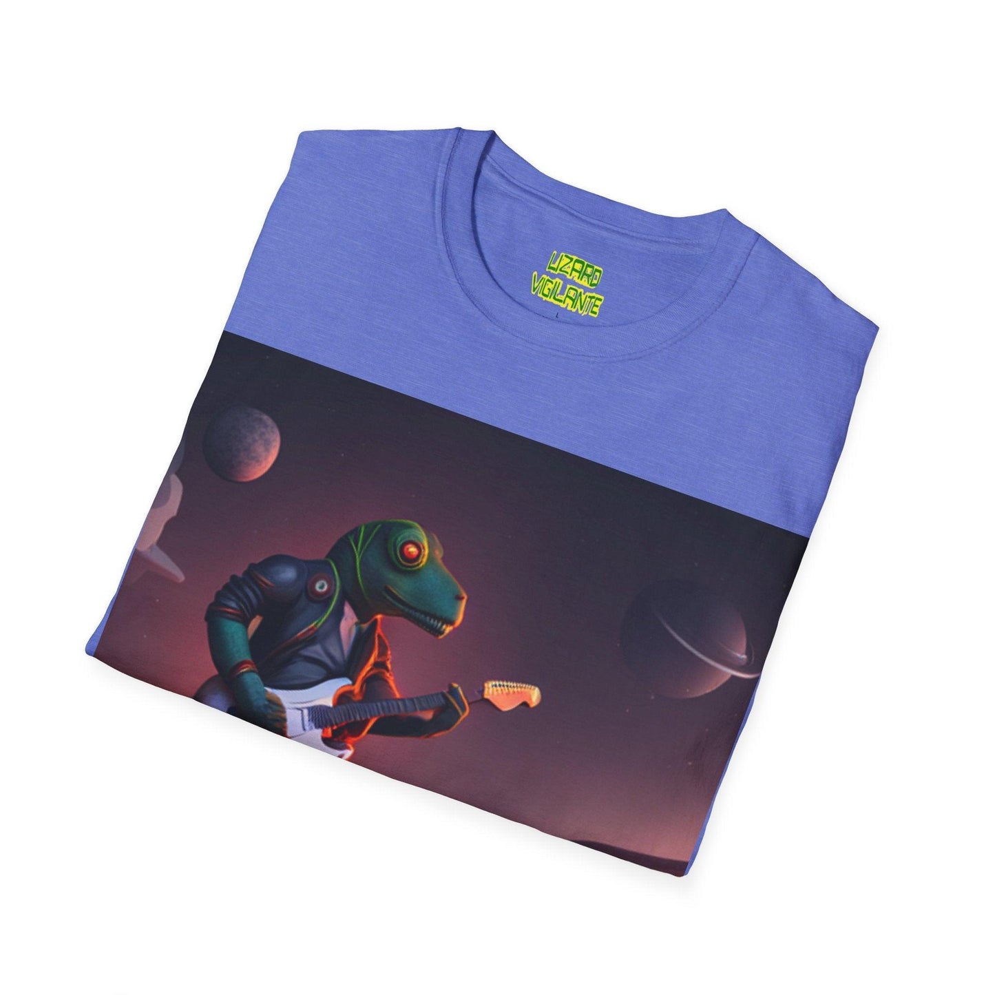 LIZARD VIGILANTE Spaceman Unisex Softstyle T-Shirt - Lizard Vigilante