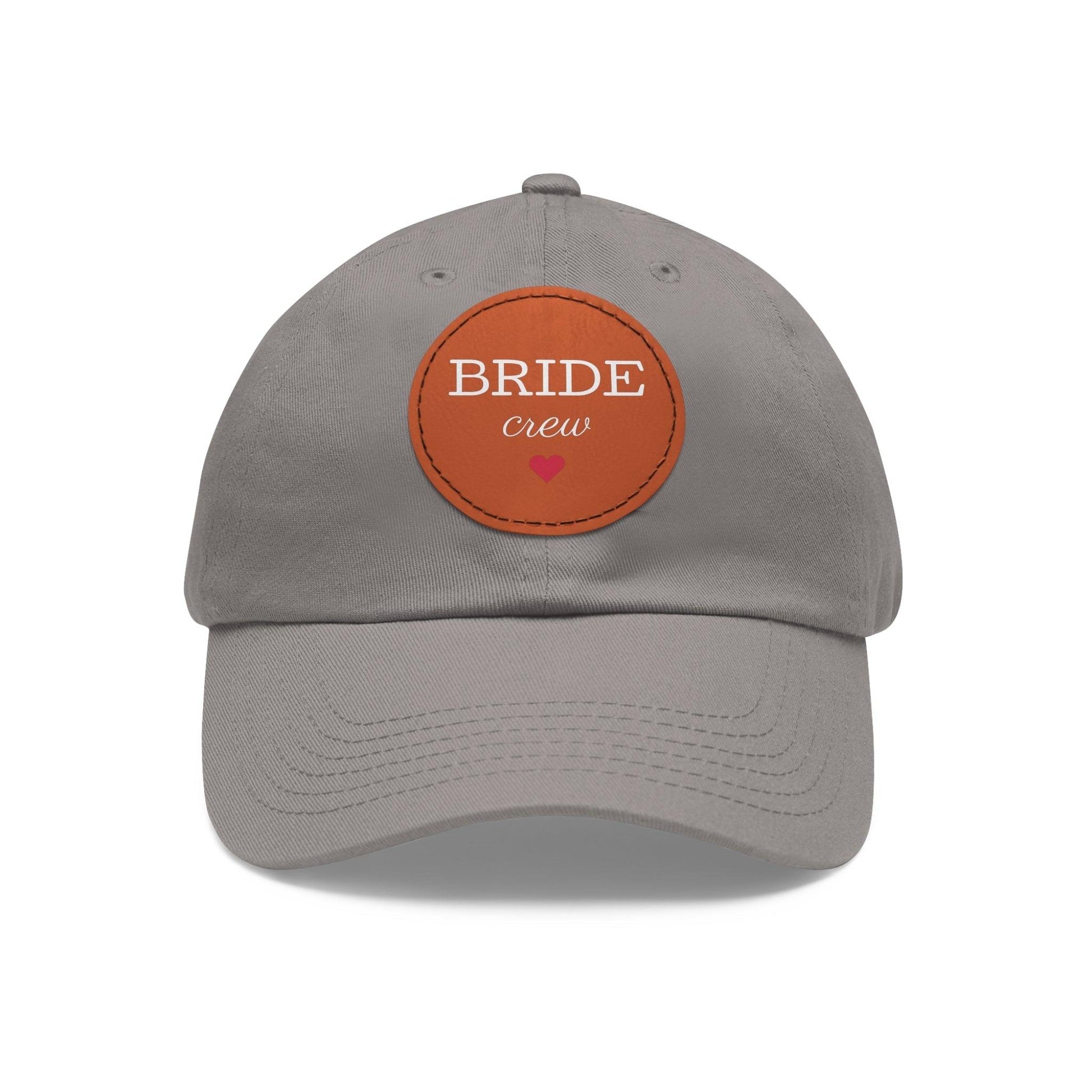 Bride Crew Dad Hat with Leather Patch (Round) - Lizard Vigilante