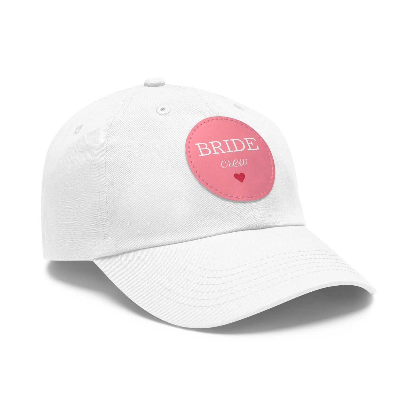 Bride Crew Dad Hat with Leather Patch (Round) - Lizard Vigilante