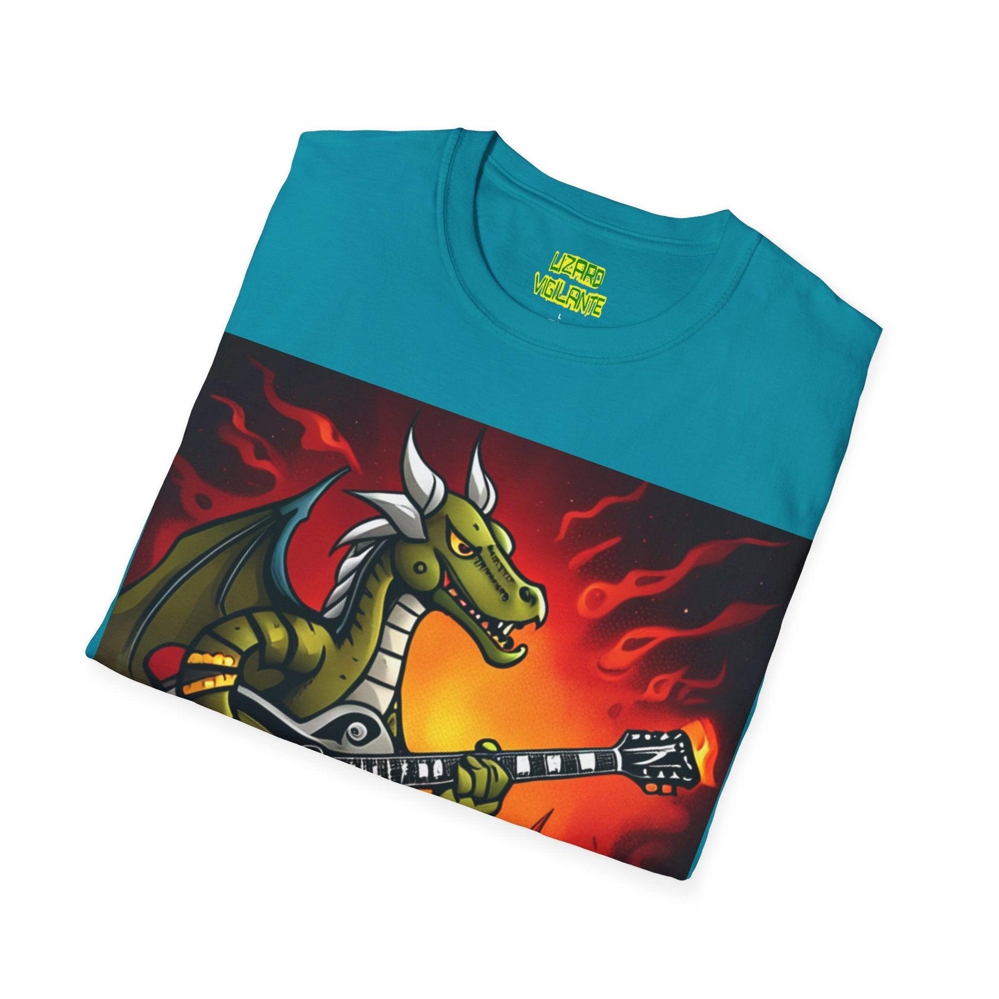 Draggin Solo Unisex Softstyle T-Shirt - Lizard Vigilante