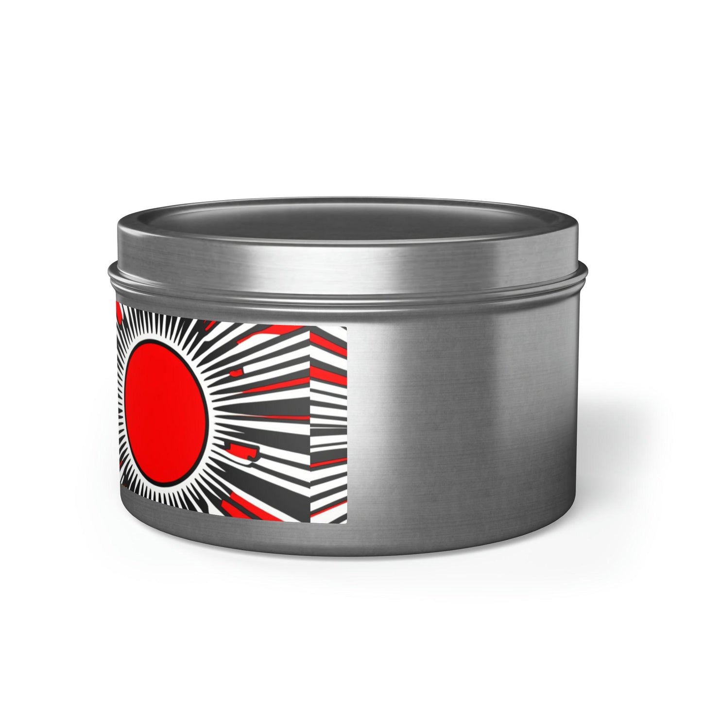 Red Circ Tin Candles - Lizard Vigilante