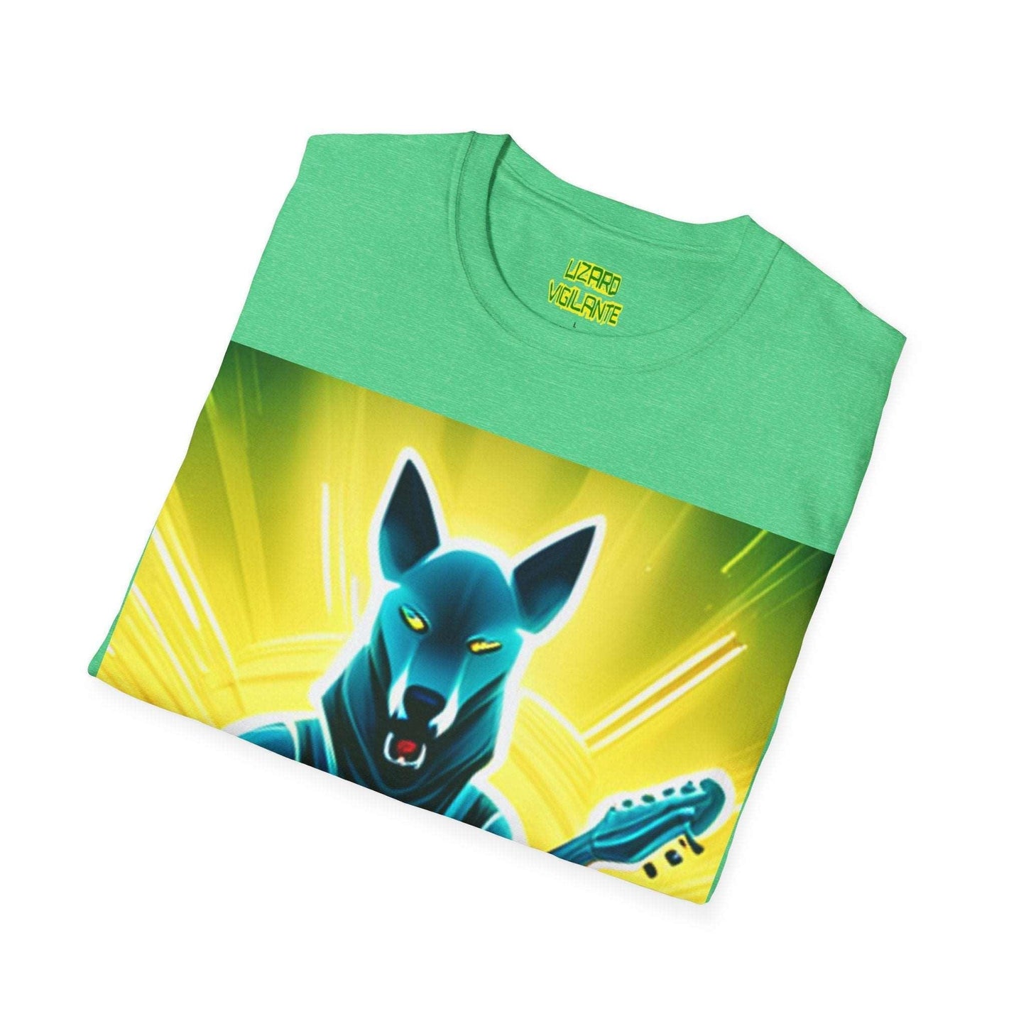 7-String Dog Unisex Softstyle T-Shirt - Lizard Vigilante