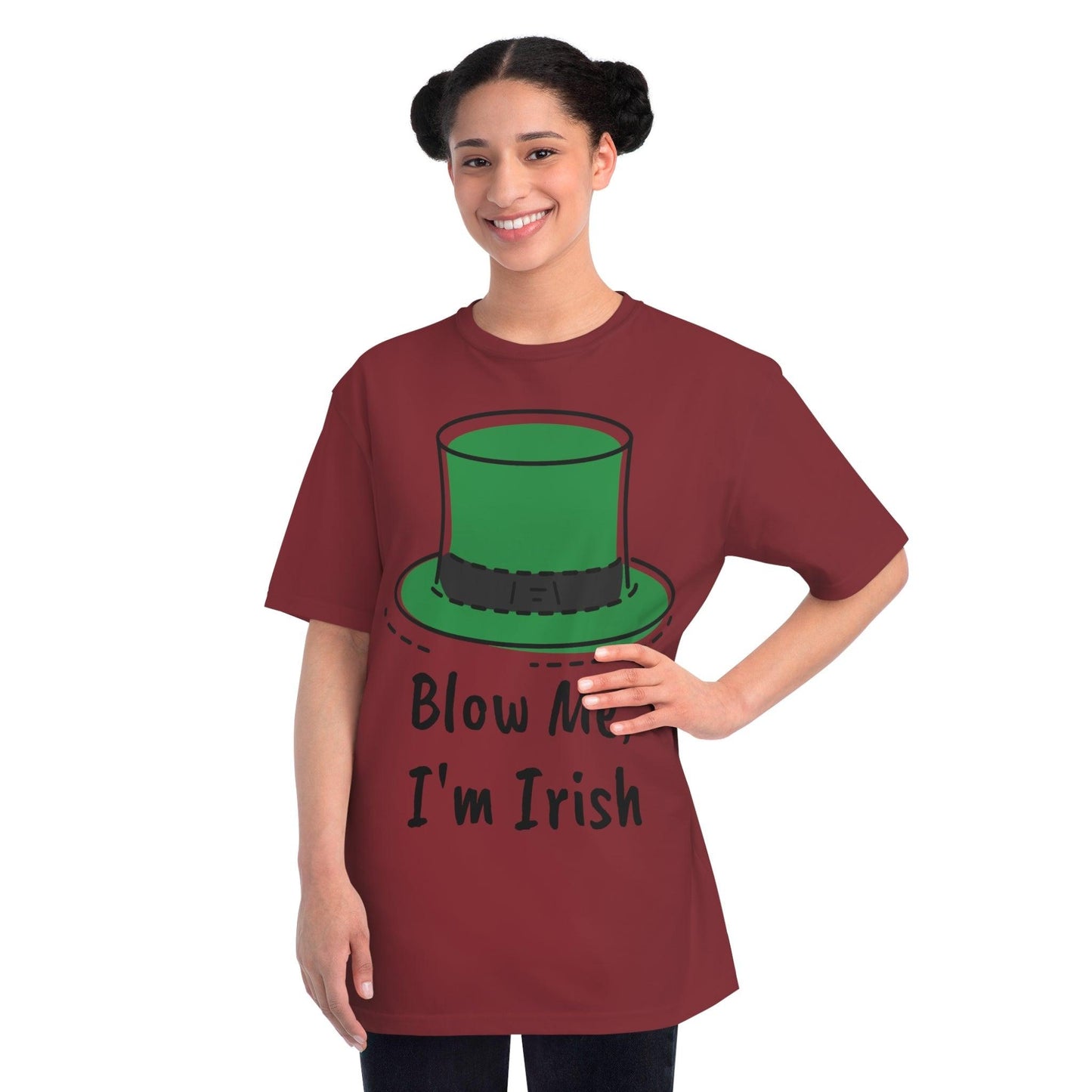 Blow Me, I'm Irish Organic Unisex Classic T-Shirt - Lizard Vigilante