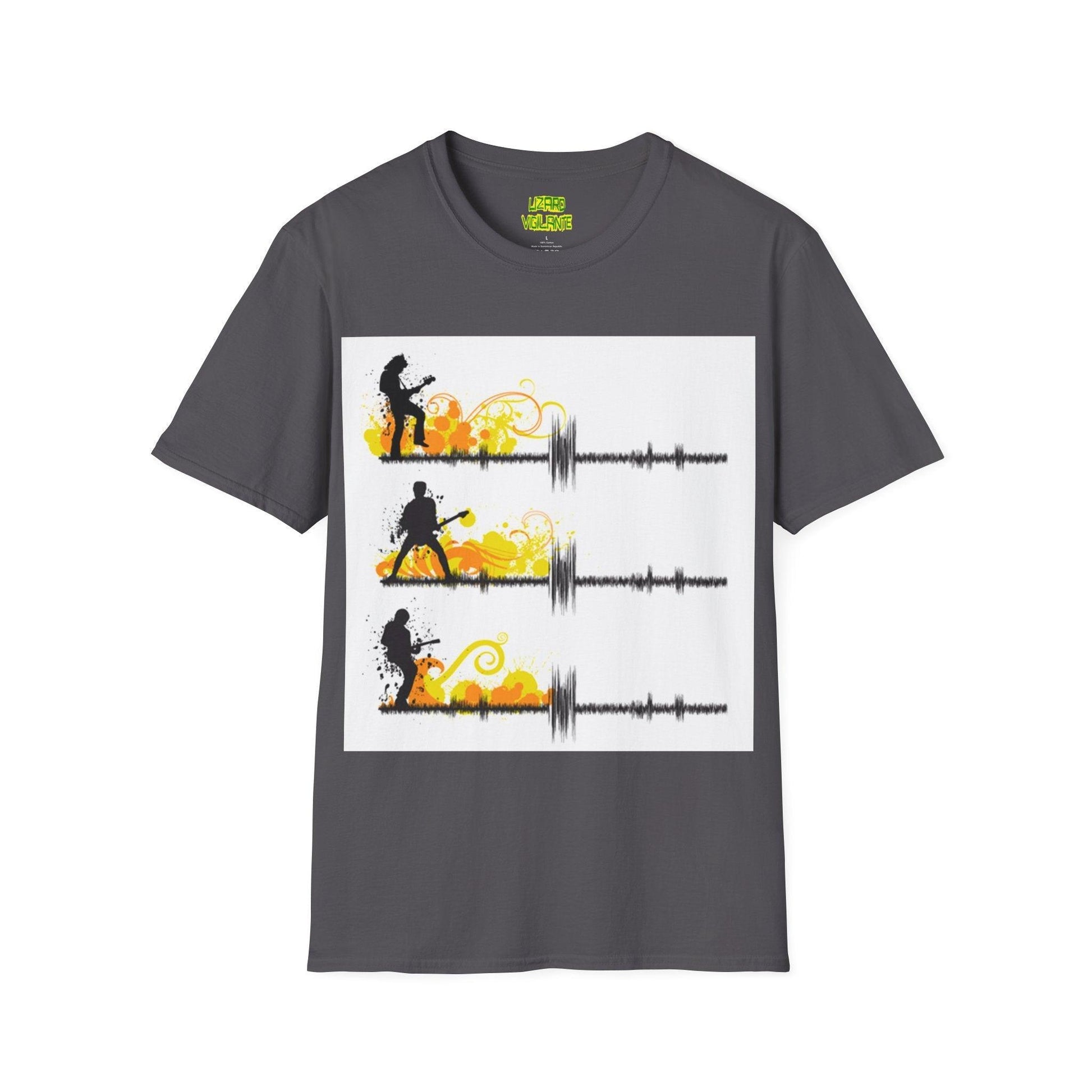 Guitar Wave Unisex Softstyle T-Shirt - Lizard Vigilante