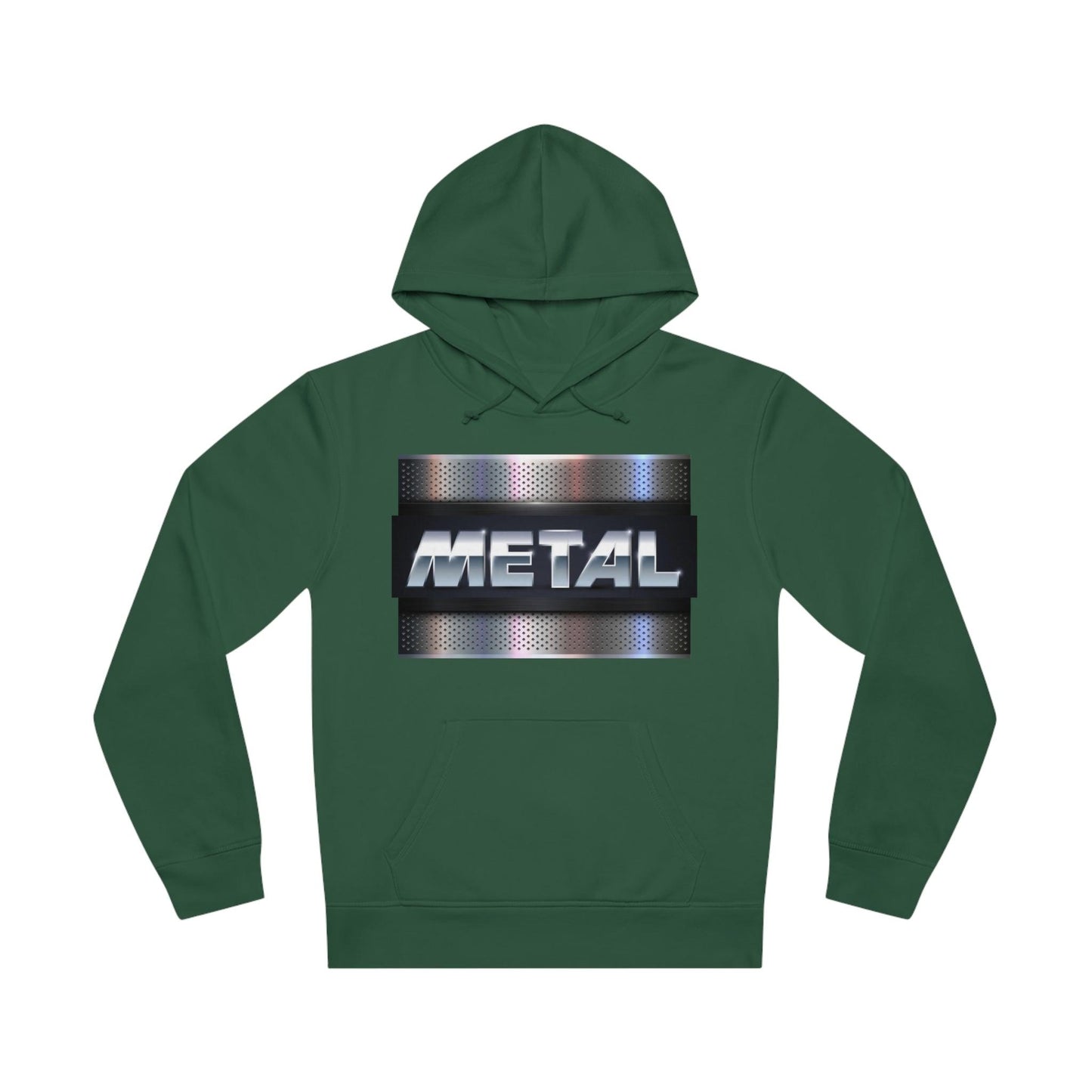 Metal Plate Unisex Drummer Hoodie - Lizard Vigilante