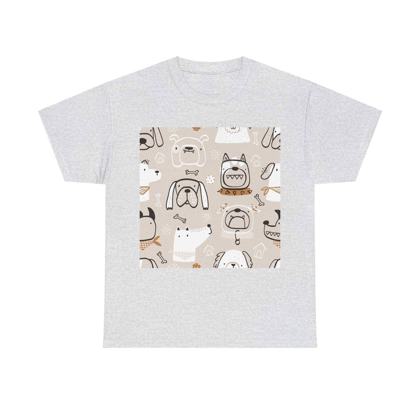 Illustrated Doggers 2 Unisex Heavy Cotton Tee - Premium T-Shirt from Printify - Just $24.20! Shop now at Lizard Vigilante