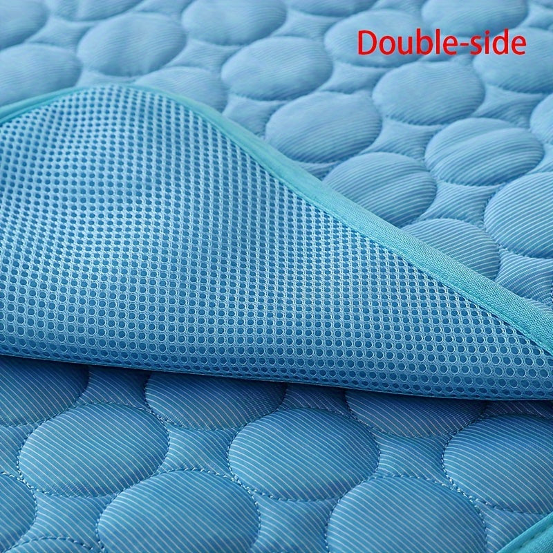 Ultimate Cooling Pet Bed Mat - Self-Cooling, Breathable, Summer Heat Relief, Orthopedic Support, Comfortable Sleeping Blanket for Dogs - Perfect for Hot Weather, Outdoor, and Indoor Use
