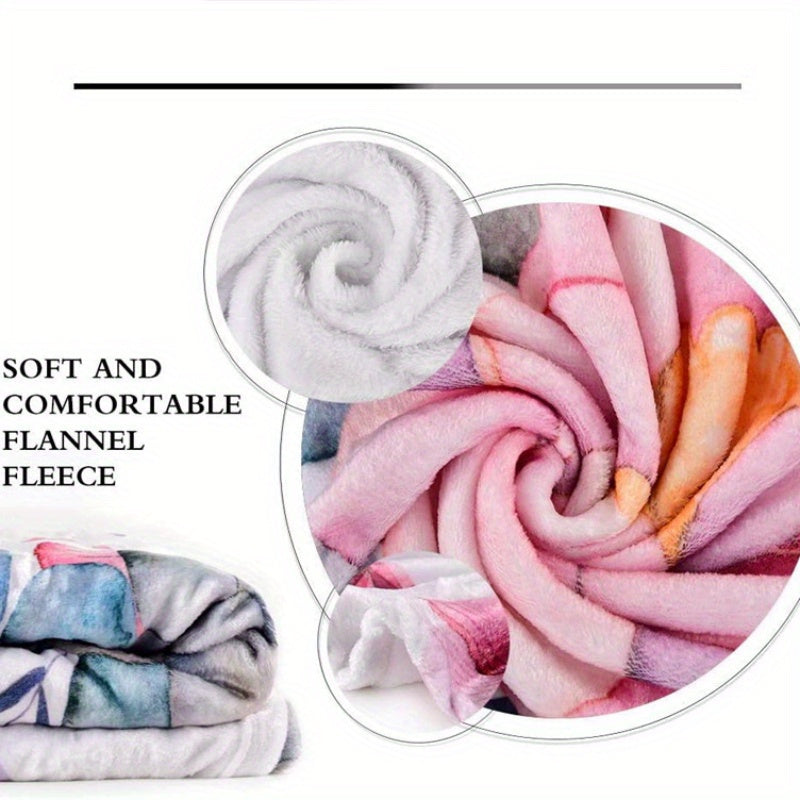 1pc Custom Name Blanket, Butterfly Personalization Lightweight Throw Blanket For Sofa, Bed, Travel, Camping, Living Room, Office, Couch, Chair, And Bed - Digital Printing Soft And Warm Flannel Fabric Blanket