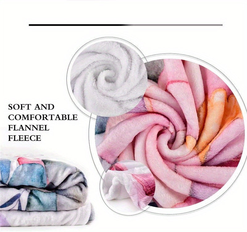 1pc Custom Name Blanket, Butterfly Personalization Lightweight Throw Blanket For Sofa, Bed, Travel, Camping, Living Room, Office, Couch, Chair, And Bed - Digital Printing Soft And Warm Flannel Fabric Blanket