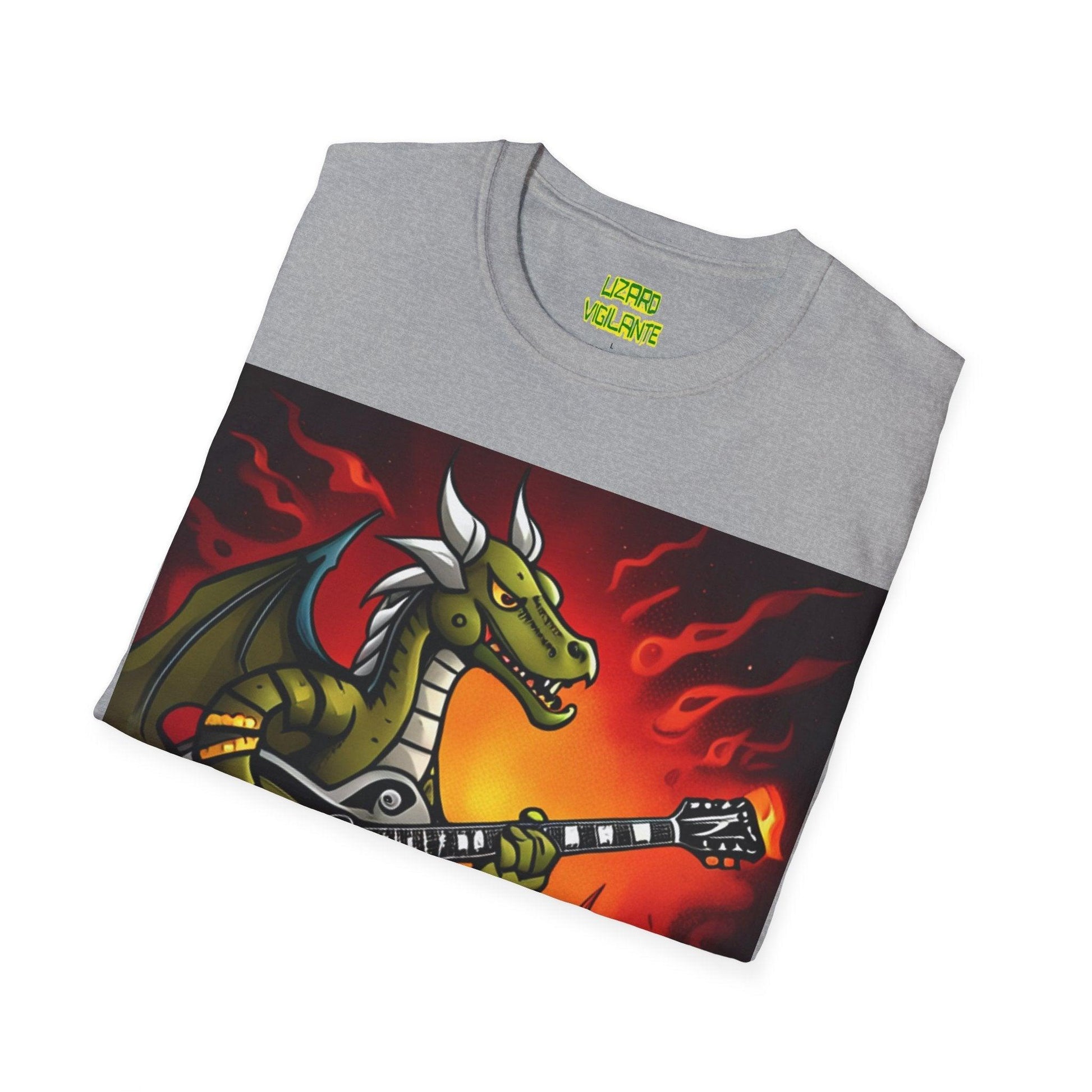 Draggin Solo Unisex Softstyle T-Shirt - Lizard Vigilante