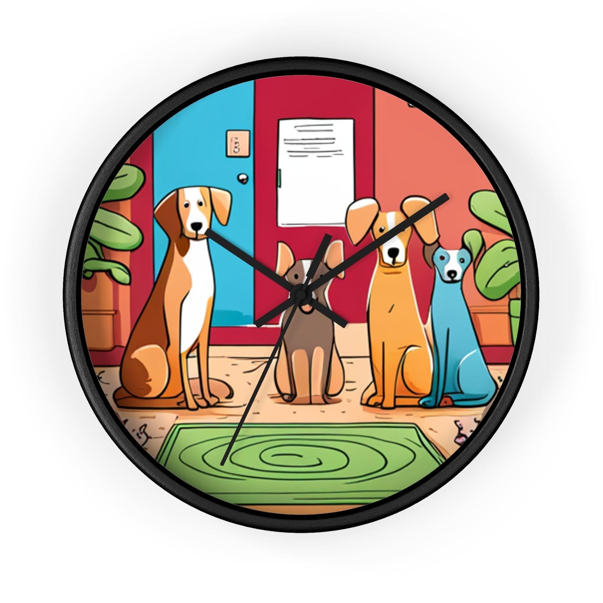 Dog Fam Wall Clock - Lizard Vigilante