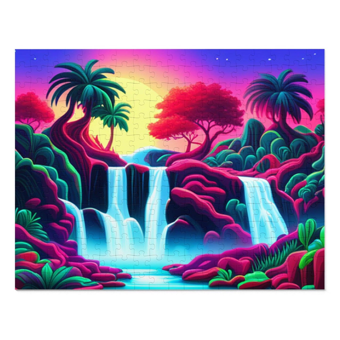 Tropic Falls Jigsaw Puzzle (30, 110, 252, 500,1000-Piece) - Lizard Vigilante