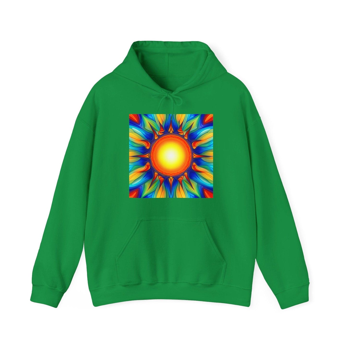 Psychedelic Sun Unisex Heavy Blend™ Hooded Sweatshirt - Lizard Vigilante