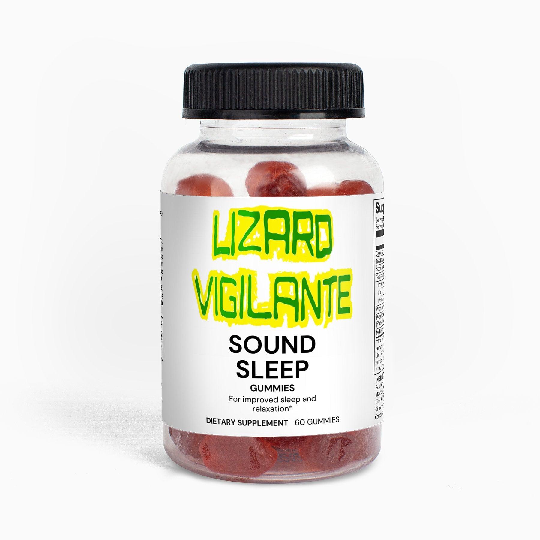 Lizard Vigilante Sound Sleep Gummies (Adult) - Long Term Memory Boost - Lizard Vigilante