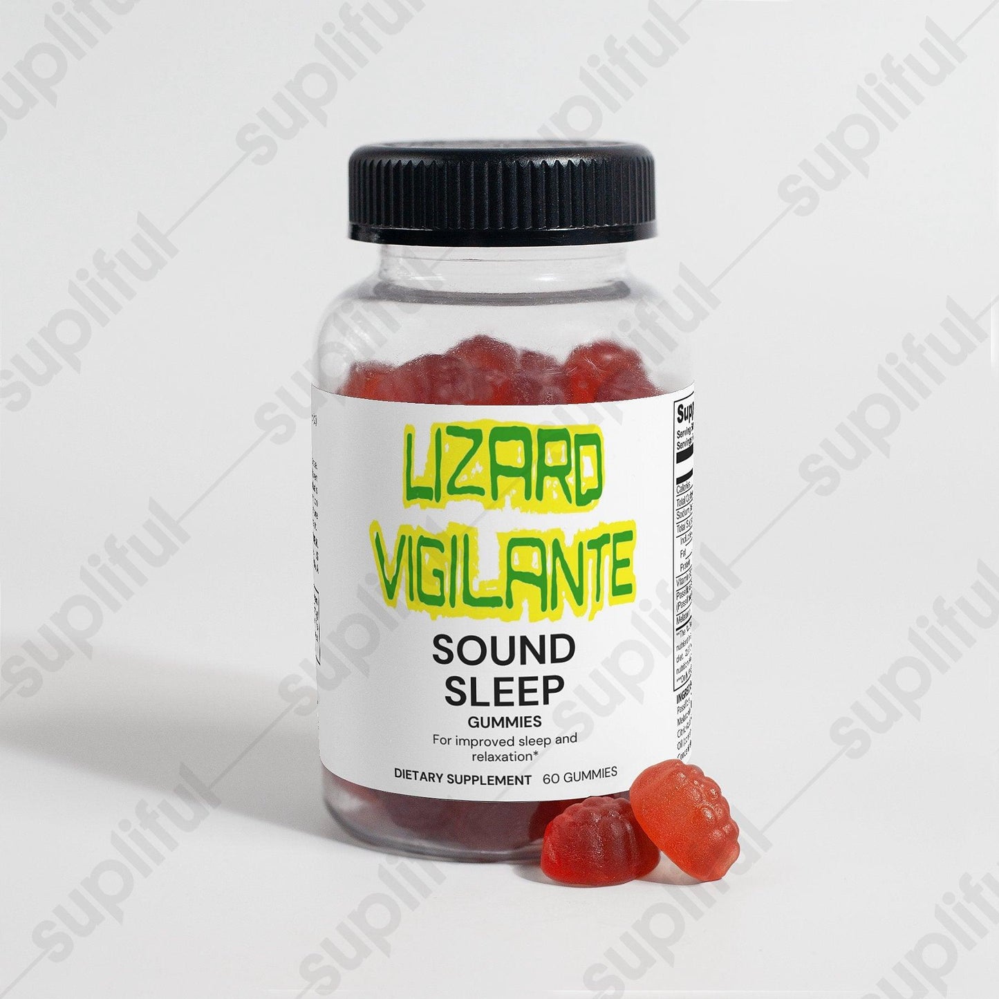 Lizard Vigilante Sound Sleep Gummies (Adult) - Long Term Memory Boost - Lizard Vigilante