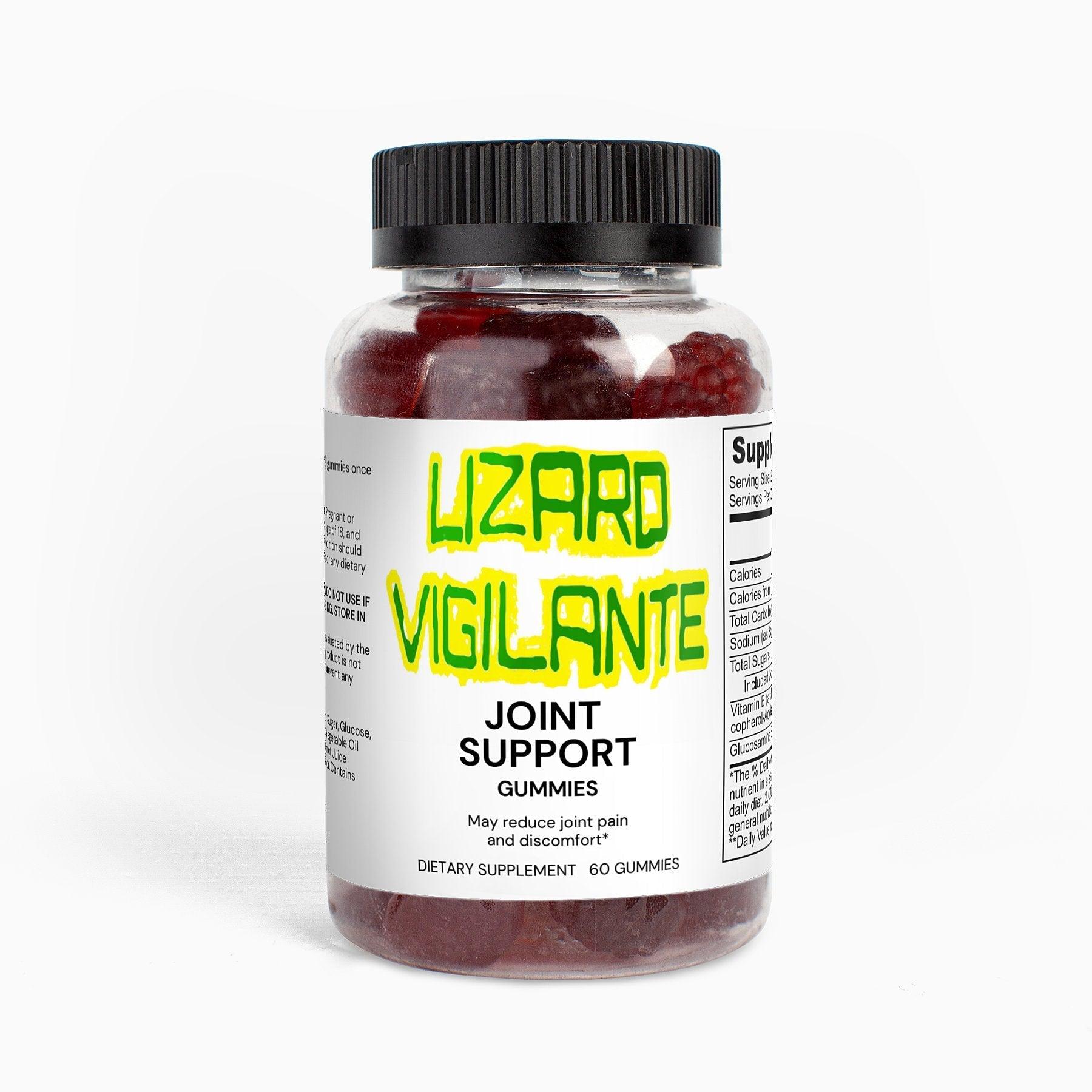 Lizard Vigilante Joint Support Gummies (Adult) - Starring Glucosamine Sulfate - Lizard Vigilante