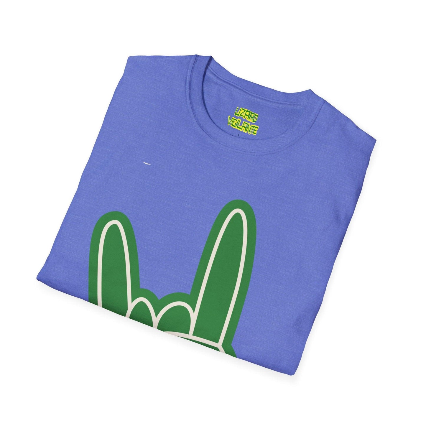 Rock Hand Sign Unisex Softstyle T-Shirt - Lizard Vigilante