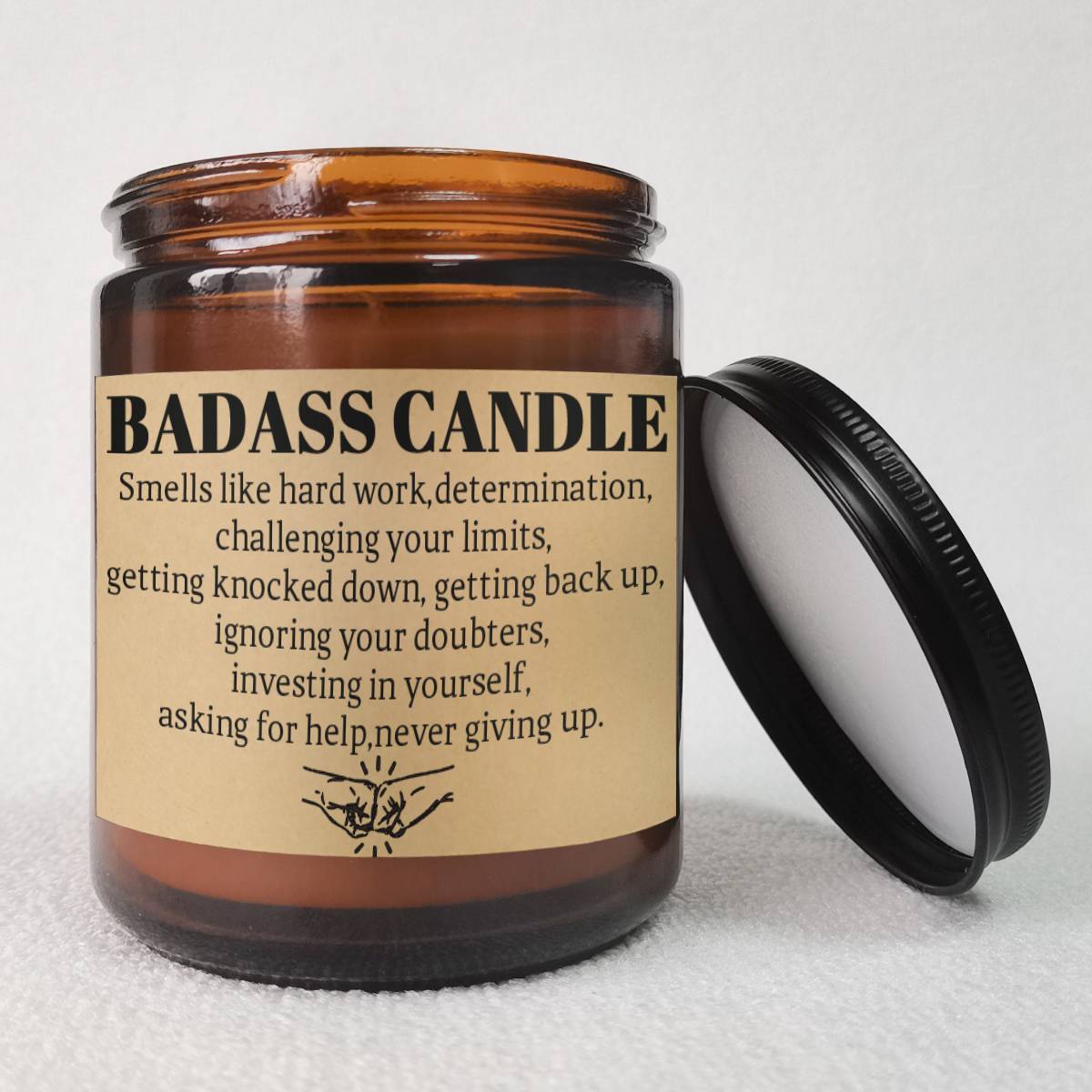 Encourage Inspirational Never Give Up Gift For Best Friend Class Work Mate Women Man Cute Cool Sweet Christmas Birthday Thanksgiving Graduation Idea 2024 Unique Ornament Decor Trendy Stuff Lavender Scented Candle Small Box Re