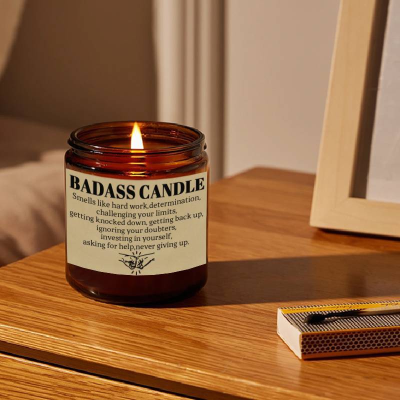 Encourage Inspirational Never Give Up Gift For Best Friend Class Work Mate Women Man Cute Cool Sweet Christmas Birthday Thanksgiving Graduation Idea 2024 Unique Ornament Decor Trendy Stuff Lavender Scented Candle Small Box Re