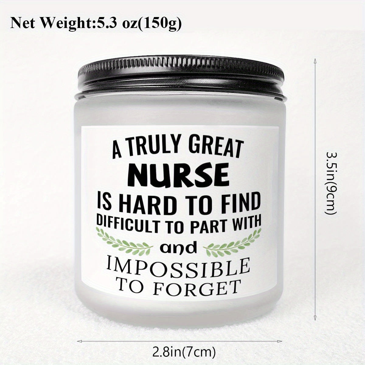 Unique Nurse Appreciation Gift for Women - Scented Candle for Her Practitioner, Nursing Professionals, Student, Friend on New Nurses Week, Party, Birthday, Christmas, Thanksgiving Day, Graduation, Retirement - Bulk Present wi