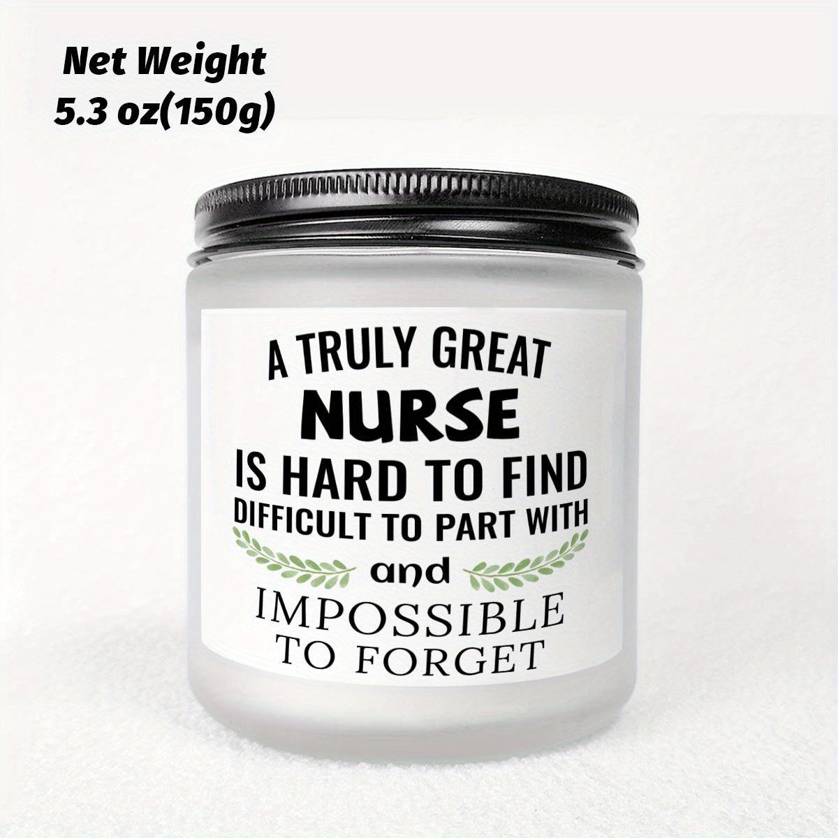 Unique Nurse Appreciation Gift for Women - Scented Candle for Her Practitioner, Nursing Professionals, Student, Friend on New Nurses Week, Party, Birthday, Christmas, Thanksgiving Day, Graduation, Retirement - Bulk Present wi