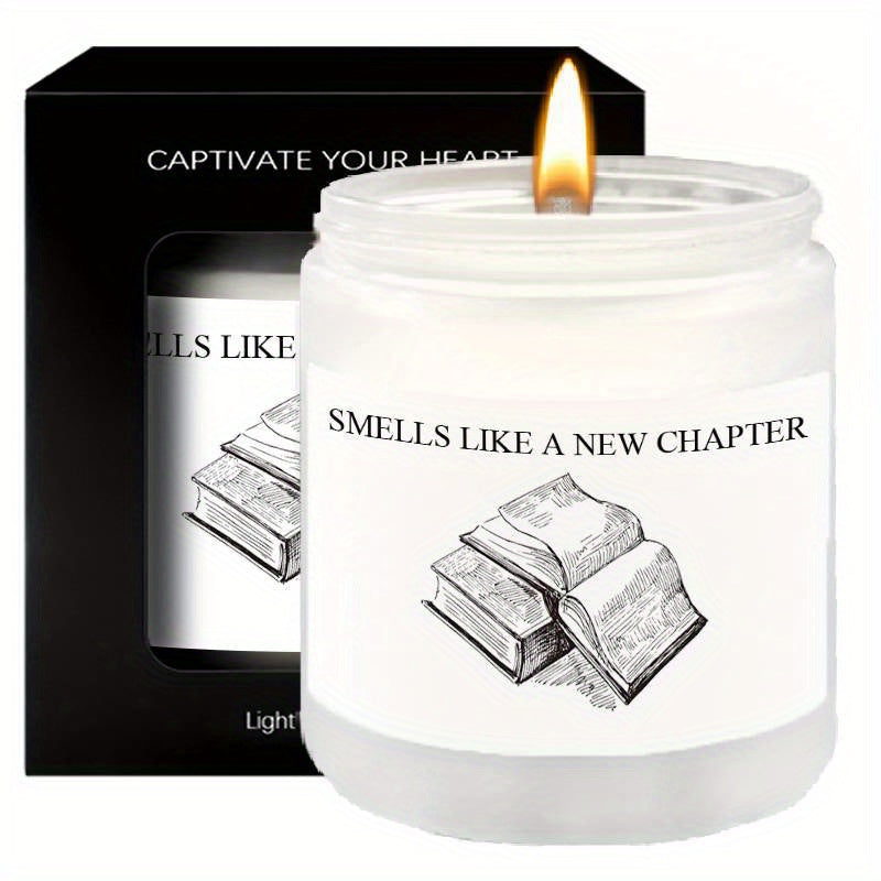 Sweet Book Lover Gift For Bookworm Bestfriend Her Him Gf Bf Girl Boy Women Man Gag Fun Cool Trendy Stuff Birthday Christmas Thanksgiving Anniversary Graduation Idea 2024 Unique Ornament Decor Lavender Scented Candle Small Box