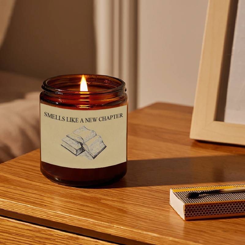 Sweet Book Lover Gift For Bookworm Bestfriend Her Him Gf Bf Girl Boy Women Man Gag Fun Cool Trendy Stuff Birthday Christmas Thanksgiving Anniversary Graduation Idea 2024 Unique Ornament Decor Lavender Scented Candle Small Box