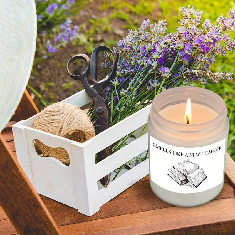 Sweet Book Lover Gift For Bookworm Bestfriend Her Him Gf Bf Girl Boy Women Man Gag Fun Cool Trendy Stuff Birthday Christmas Thanksgiving Anniversary Graduation Idea 2024 Unique Ornament Decor Lavender Scented Candle Small Box