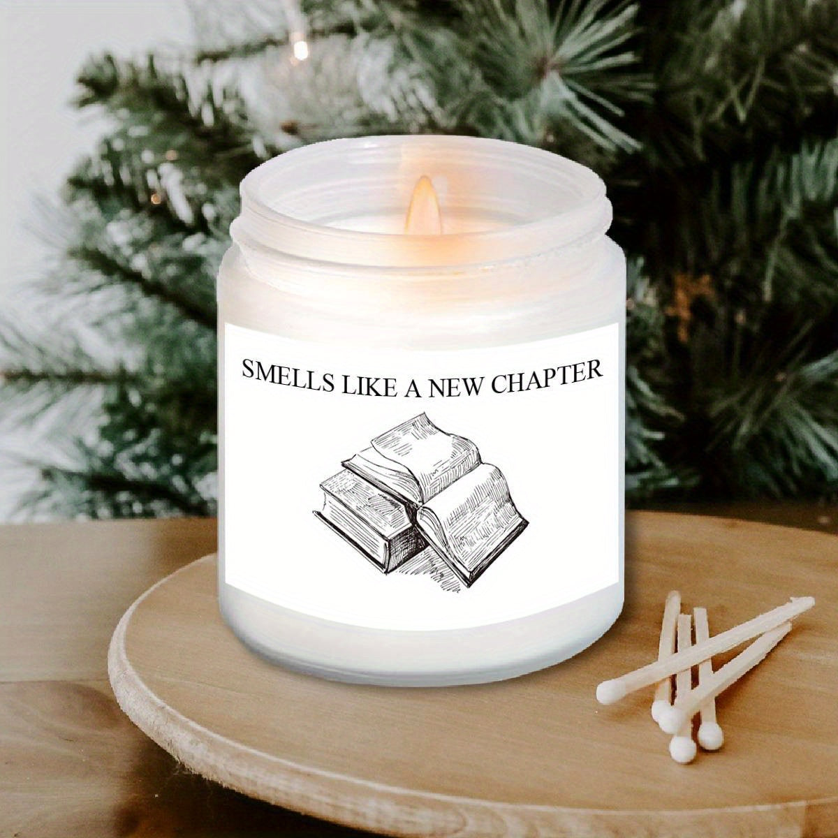 Sweet Book Lover Gift For Bookworm Bestfriend Her Him Gf Bf Girl Boy Women Man Gag Fun Cool Trendy Stuff Birthday Christmas Thanksgiving Anniversary Graduation Idea 2024 Unique Ornament Decor Lavender Scented Candle Small Box